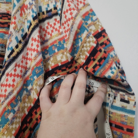 Ya Los Angeles Aztec Multicolor Open Front Sweater! - Picture 4 of 5